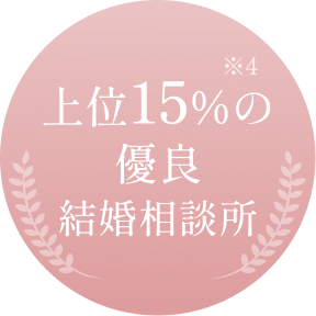 上位15%の優良結婚相談所